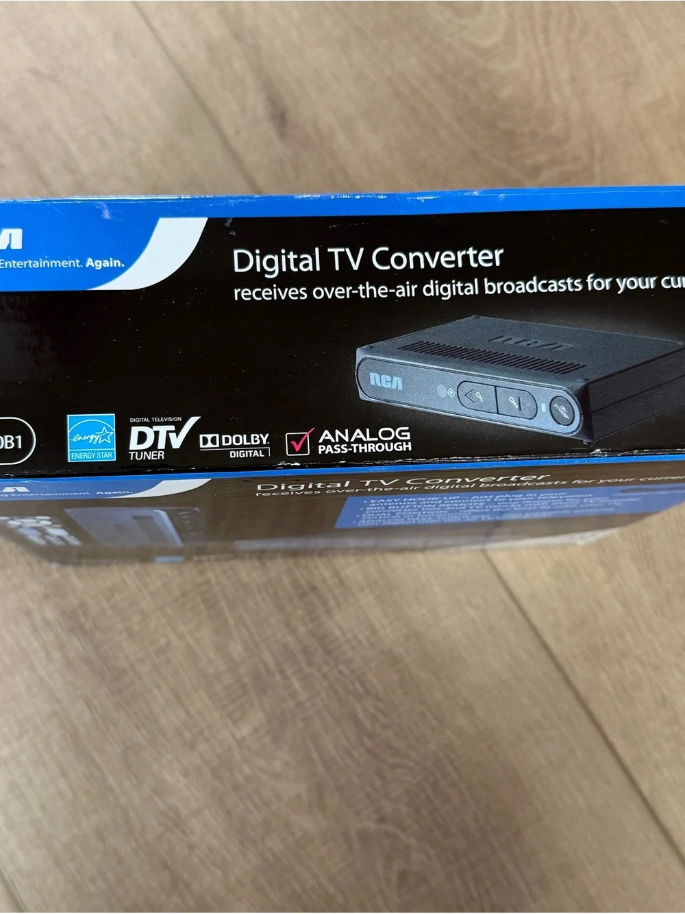 RCA DTA800B1 Digital TV Converter Box Remote & Cable Over The Air Broadcasts - Picture 9 of 13